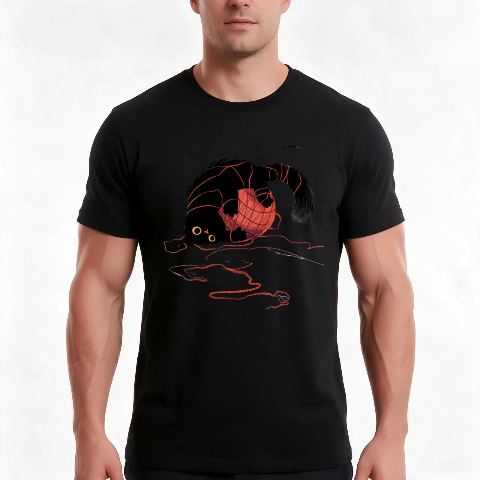 Critical Cuteness T-Shirt, Summer Casual Cotton Tee, Oversized Streetwear Tops, Vintage Graphic Print, Loose Fit Short Sleeve