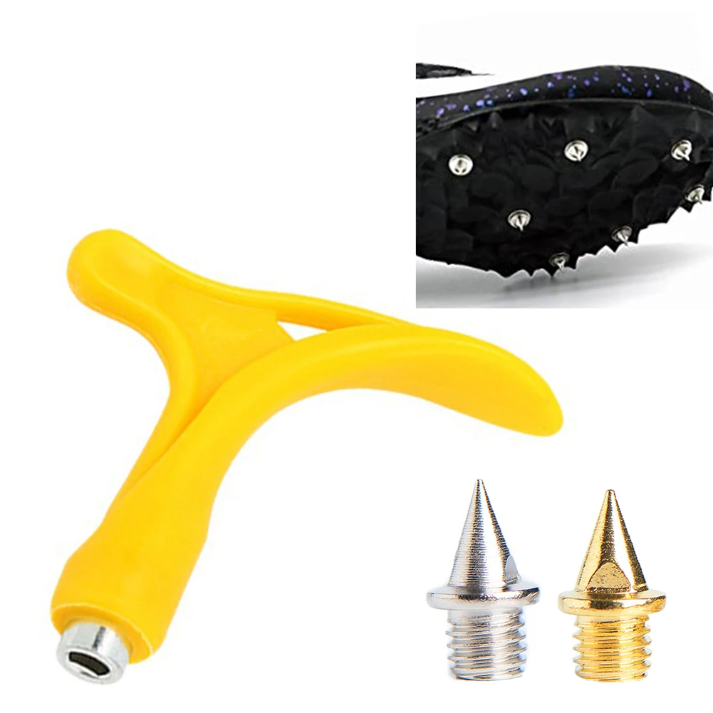 2 Pcs Track Wrench Track & Field Shoe Spike Wrench Running Shoes Studs Removing Gear Staple Remover Practical Accessories