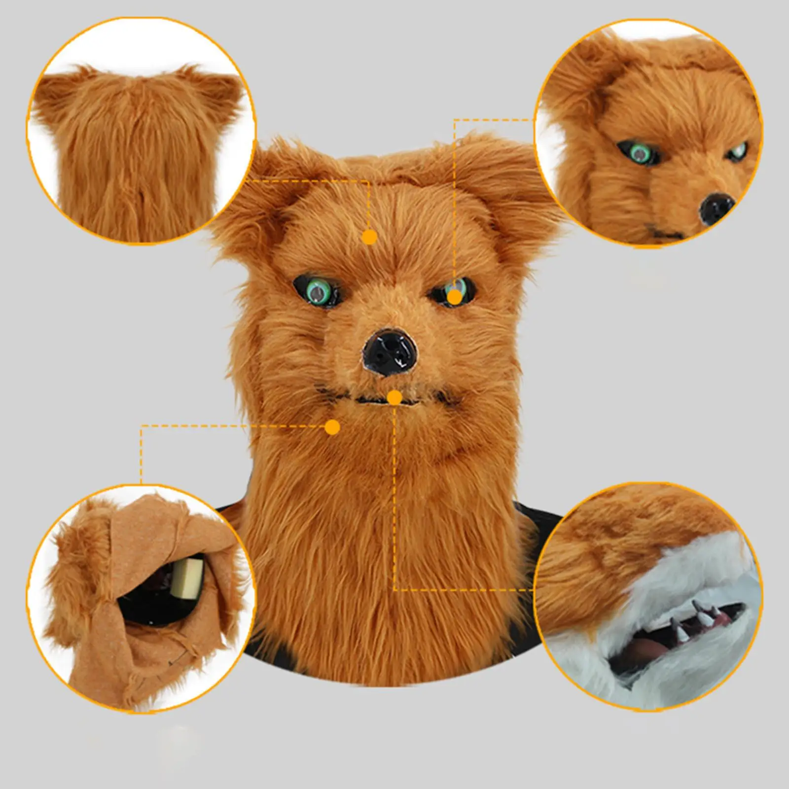 قناع الحيوان المضحك للبالغين، قناع تنكري للهالوين، قناع تنكري للحفلات، مهرجان الكرنفال، أداء الملابس التنكرية