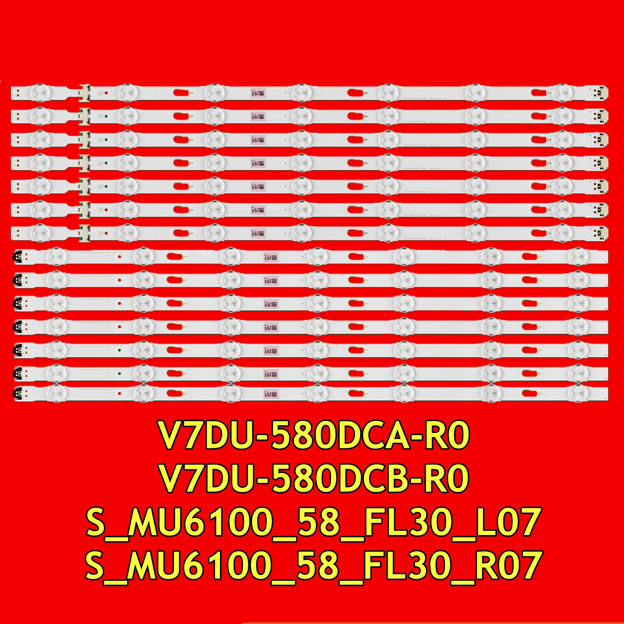 

LED Strip for UN58MU6100 UE58MU6120 UE58MU6190 UE58MU6192 UE58MU6199 UN58MU6070 UN58MU6120 V7DU-580DCA-R0 V7DU-580DCB-R0