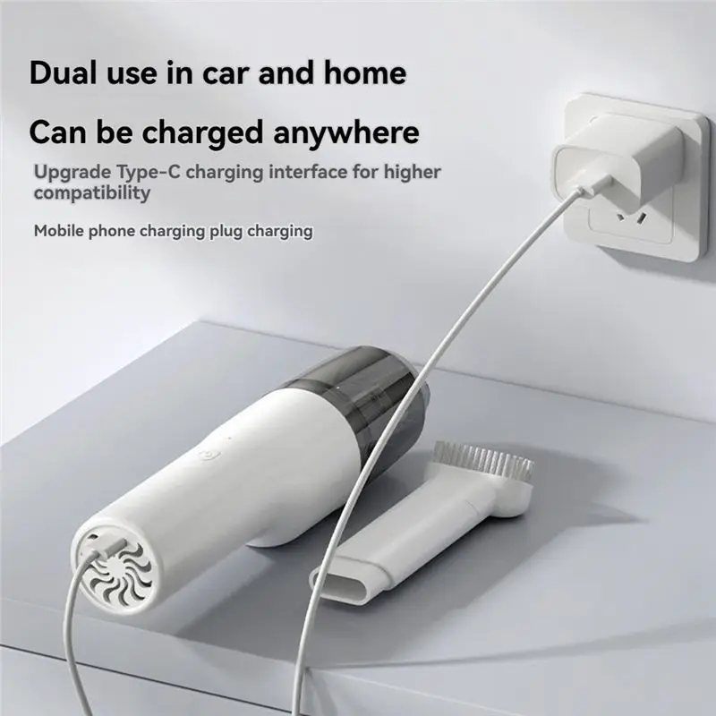 AS94-Car Vacuum Cleaner Wireless Cleaner Mini Powerful Cleaning Machine Household