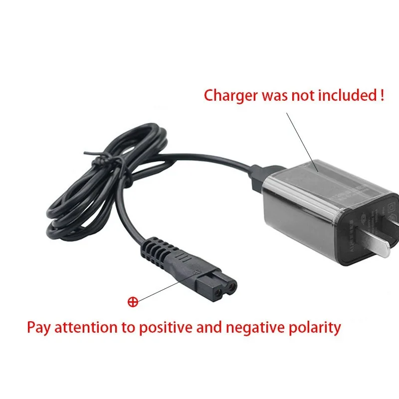 Kabel USB do ładowania maszynek do strzyżenia BaByliss PRO FX787G FX870 FX788 FX787 FXSSM FX825 FX820 FX726, adapter ładowarki, przewód. — zdjęcie produktu 3