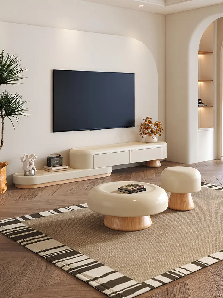 

Oak Luxury Custom Tv Cabinet Modern White Design Wooden Vintage Tv Cabinet Living Room Center Space Fernseher Tisch Furniture