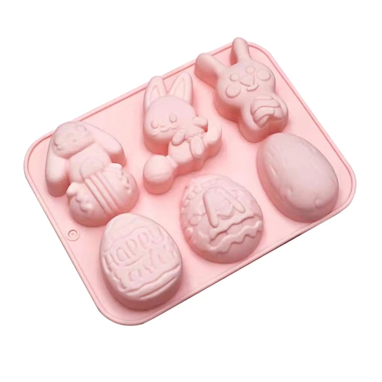 Easter Silicone Model Easter Decoration Easter Bunny Eggs Shaped DIY
