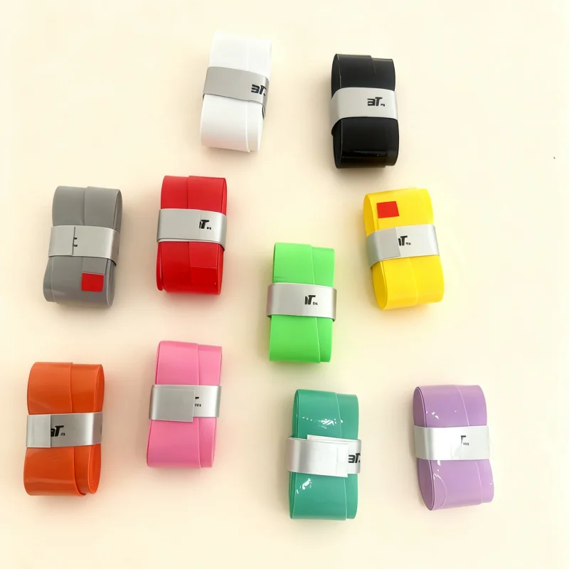 12PCS Sticky Tennis Overgrip Sweat Band Absorption PU Non-slip Tennis Padle Racket Grip Hand Glue Tennis Badminton Racket Grip