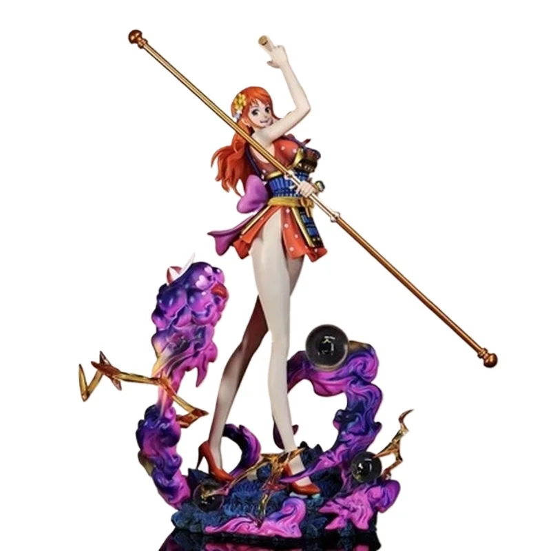 Heißer 30 cm Lk Studio One Piece Anime Figur Nami Figuren Ghost Island Samurai Pvc Statue Sammlung Modell Ornament Spielzeug
