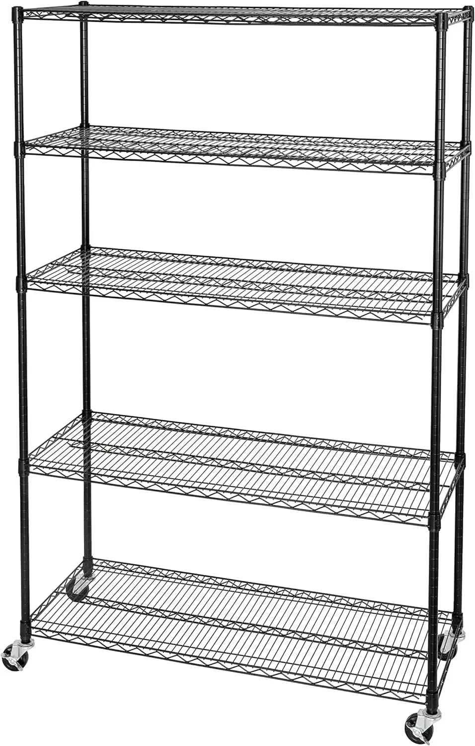 Seville Classics UltraDurable Heavy Duty NSF Solid Steel Wire Rack Storage Unit,Organizer for Garage,Warehouse,Office,Restaurant