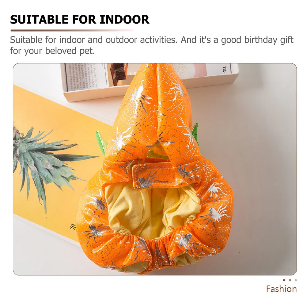 

Pumpkin Style Halloween Dog Clothes Wear-Resistant Comfortable Pet Outfit Birthday Party Apparel Dog Clothes Halloween Pet Prop