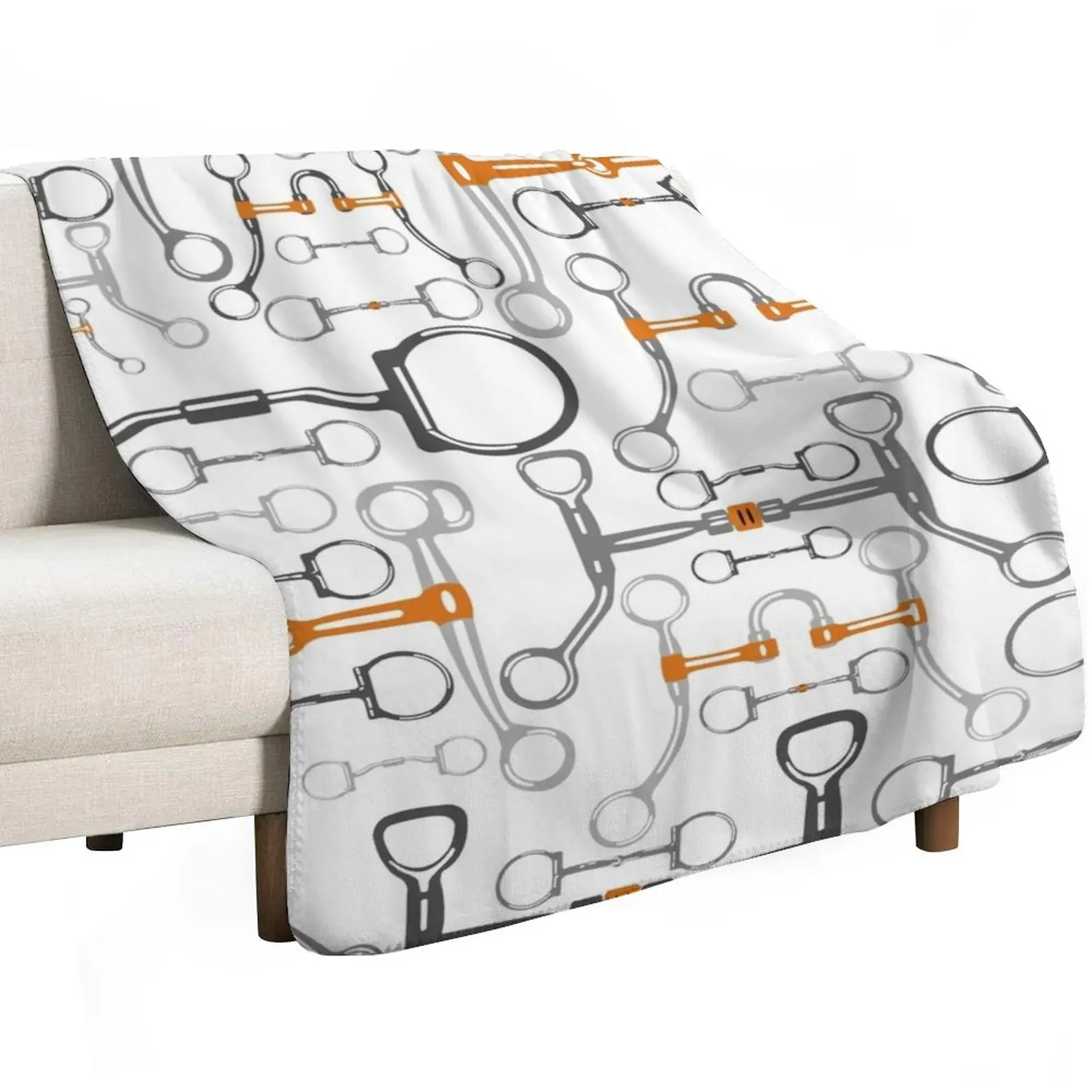 Western Bits Multi Throw Blanket Decorative Sofas anime Fashion Sofas Nap manga Personalized Gift Blankets