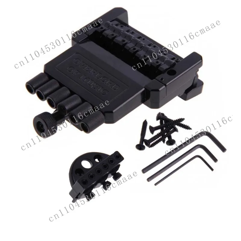 Suitable for Headless Guitar Bridge, Pull String Board, Electric Guitar Without, Under The String Bridge, Black