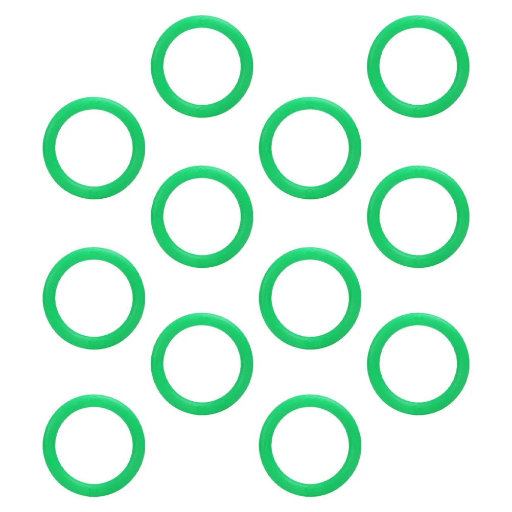 12 قطعة عرض الفواكه حامل حلقي عدم الانزلاق حامل البطيخ المستديرة لسوبر ماركت Cantaloupe تحديد قاعدة كرة السلة هوب ديكور