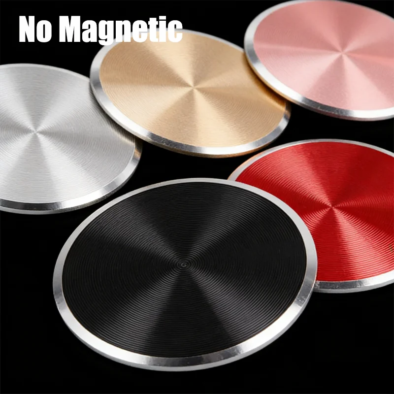

1/3pcs New CD Pattern Sticker Metal Plate Disk Iron Sheet Magnet Mobile Phone Holder Accessories for Magsafe Magnetic Plate Ring