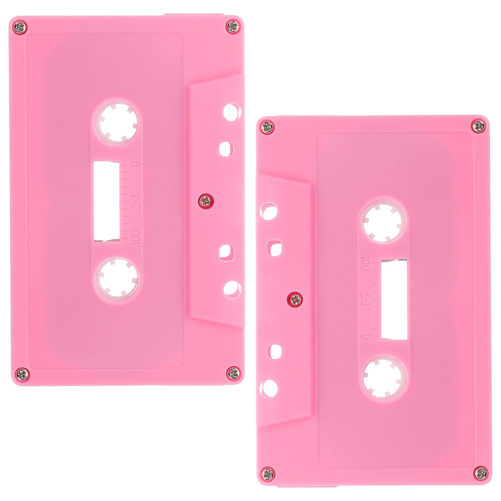 

2Pcs Retro Blank Colorful Cassette Tape Decor Audio Cassettes for Music Party DIY Decoration Vintage Home Decor