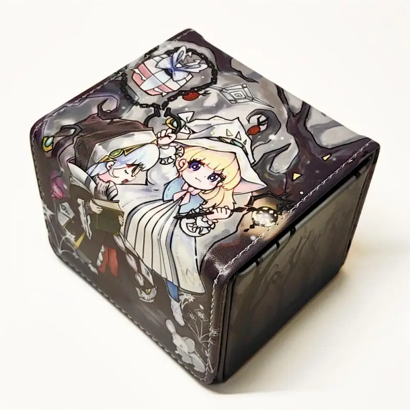 Yu-Gi-Oh! Astellar of The White Forest Portable Collection Card Storage Box Diy Action Toy Figures Anime Game Gifts for Friends