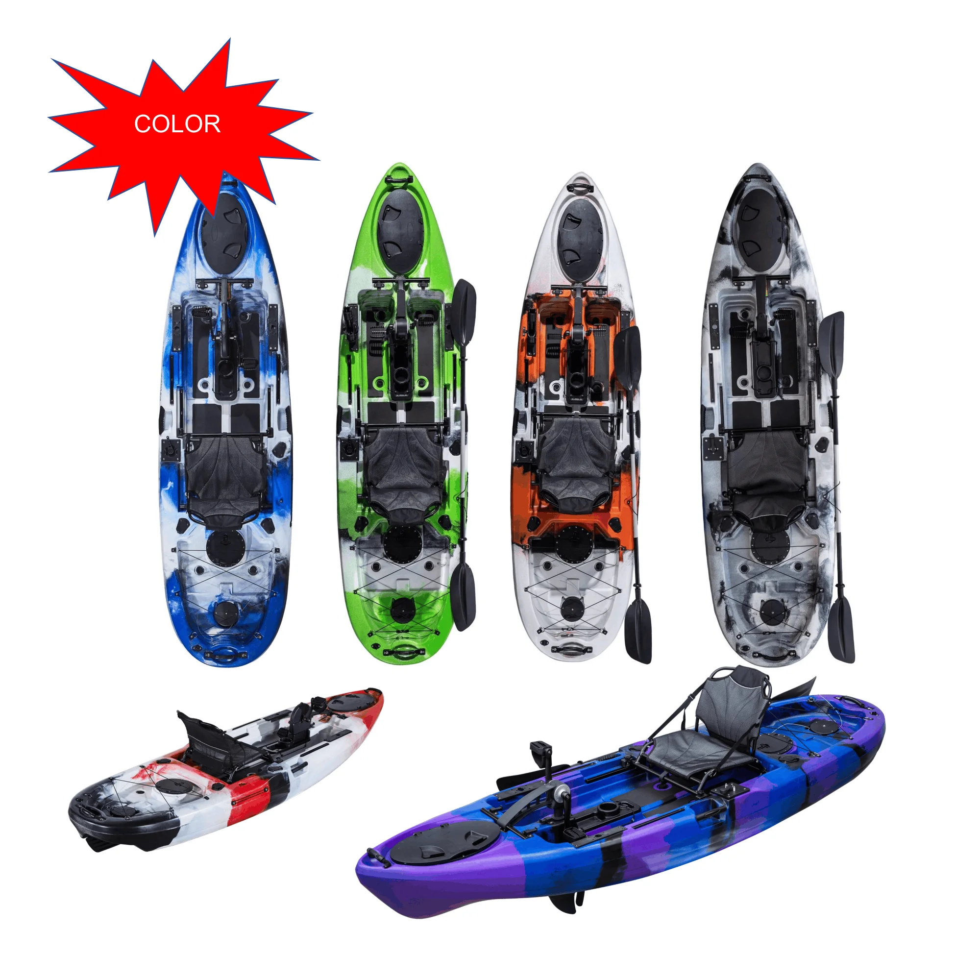 Mirage Propel 10 CE Popular Propeller Pedal Fishing Kayak For 1 Person On Ocean Lake River 10ft 3.16M Factory Wholesale