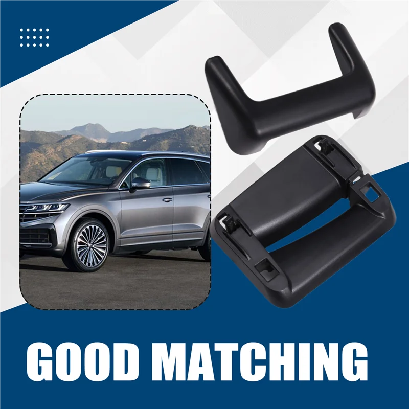 ฝาครอบเข็มขัดนิรภัยด้านหลังสําหรับ Touareg ฝาครอบที่นั่งด้านหลัง ฝาครอบเข็มขัดนิรภัยด้านหลังสําหรับ VW 7P 6857763 A82V