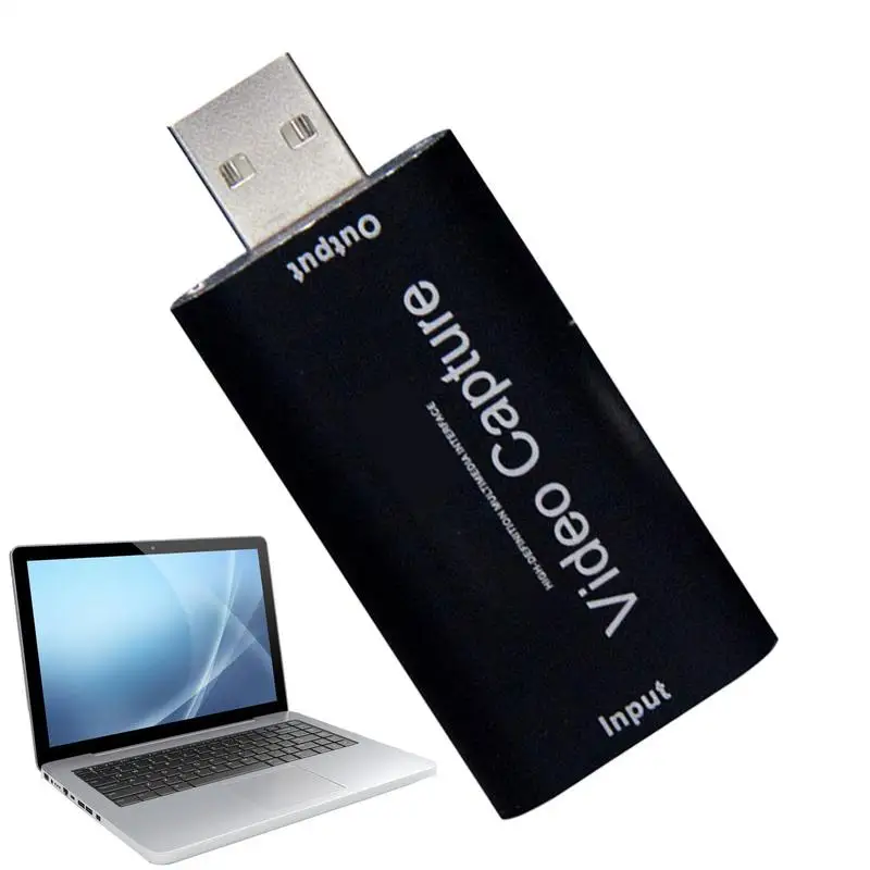 

Video Capture Card Low-Latency 1080P USB Video Capture Card Reusable Versatile Audio Grabber For Live Streaming Recording Online