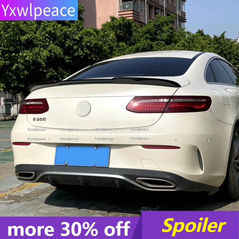 

For Mercedes-Benz W213 E-Coupe 2-Doors W238 E200 300 E53 2017-2021 Spoiler High Quality ABS Plastic Rear Trunk Lip Spoiler Wing