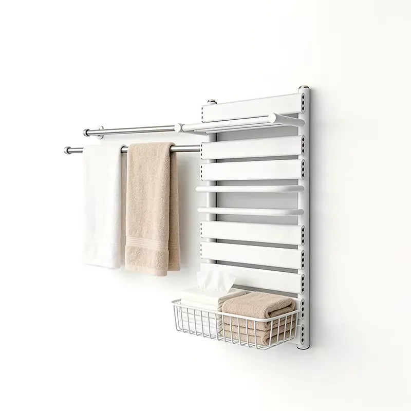 Electric Towel Warmer Rack Stainless Steel Heated Bathroom Rail for Home Villa Indoor Heating Rustproof Durable Structure