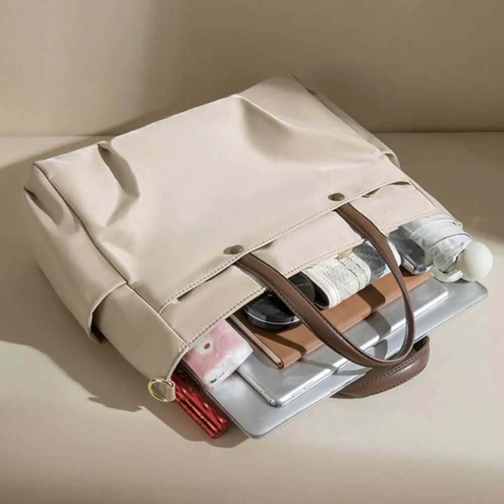 Shoulder Strap Portable Laptop Bags 15/16inch with Handle Laptop Handbag Solid Color Lightweight Notebook Sleeve Bag
