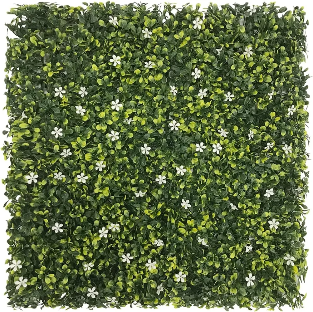 

30 PCS 20"x20" Artificial Boxwood Panels Faux Plant Grass Green Wall Panel Decoration for Outdoor Indoor Garden Backyard