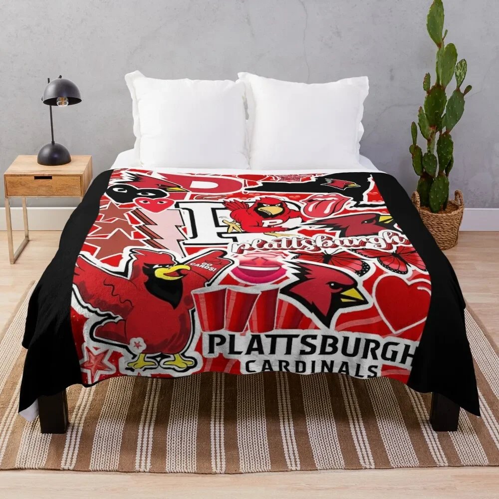 

SUNY Plattsburgh Collage Throw Blanket Baby Cute Blankets