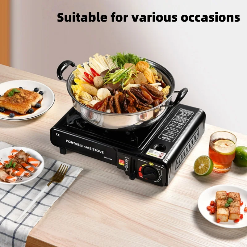 موقد خرطوشة خارجي محمول ثنائي الغرض، موقد كاس خارجي، موقد غاز الشواء، موقد غاز للاستخدام المنزلي، موقد غاز #5