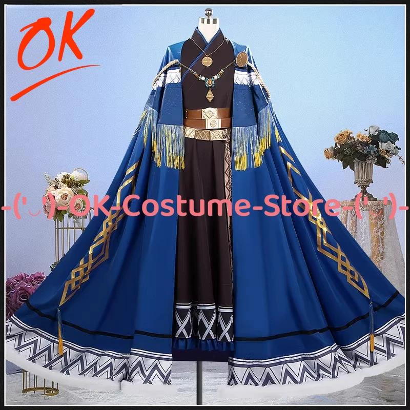 

[Customized Size] Arknights Pramanix The Prerita Cosplay Costume Icefield Messenger Outfit Halloween Carnival Party Uniform Suit