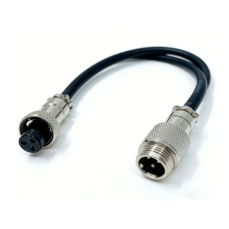 GX12 Aviation With Cable Processing Male And Female Plug 2P/3/4/5/6/7 Pin Connector Harness Customization