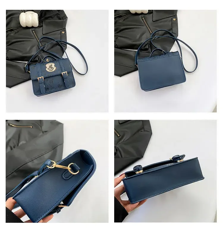 Harry Potter handtas voor dames PU-leer Hogwarts College Crossbody tas Vintage mode Cambridge schoudertas voor meisjes