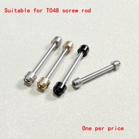 It is suitable for Tissot T048 screws Stainless steel fixed shaft Rose gold/blackFasteners for men's/women's watch bands
