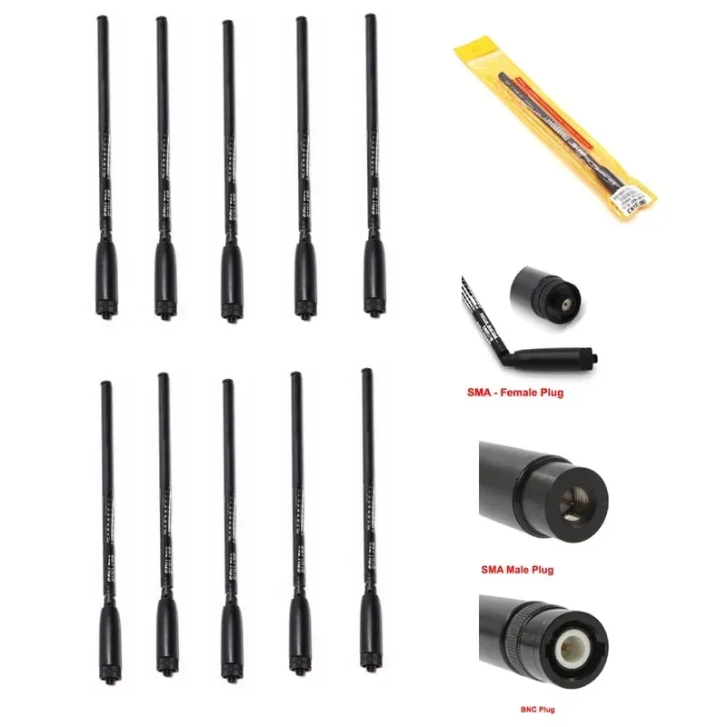 

Lot 10PCS SRH789 SMA Male/Female/BNC Foldable Wide Band Telescopic Antenna SRH-789 For Baofeng UV-3R UV-5R UV-82 UV-9R Radio