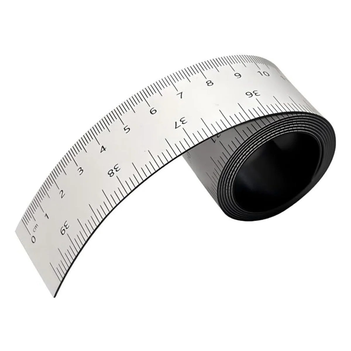 A03R 2 Pcs 39.37 Inch Magnetic Ruler Flexible Ruler with Inches and Centimeters Magnet Measuring Tape for Lathes, Workshops