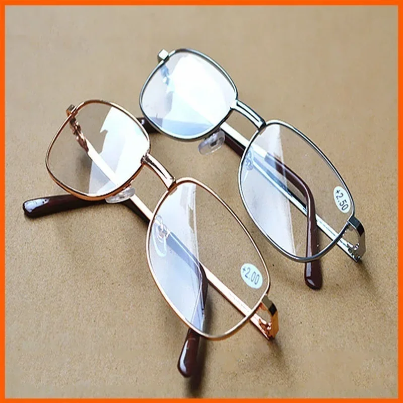 Trendy Reading Glasses Men Ultralight Clear Lens Magnifier EyeGlasses Portable Gift for Parents Anti fatigue Presbyopic Eyewear