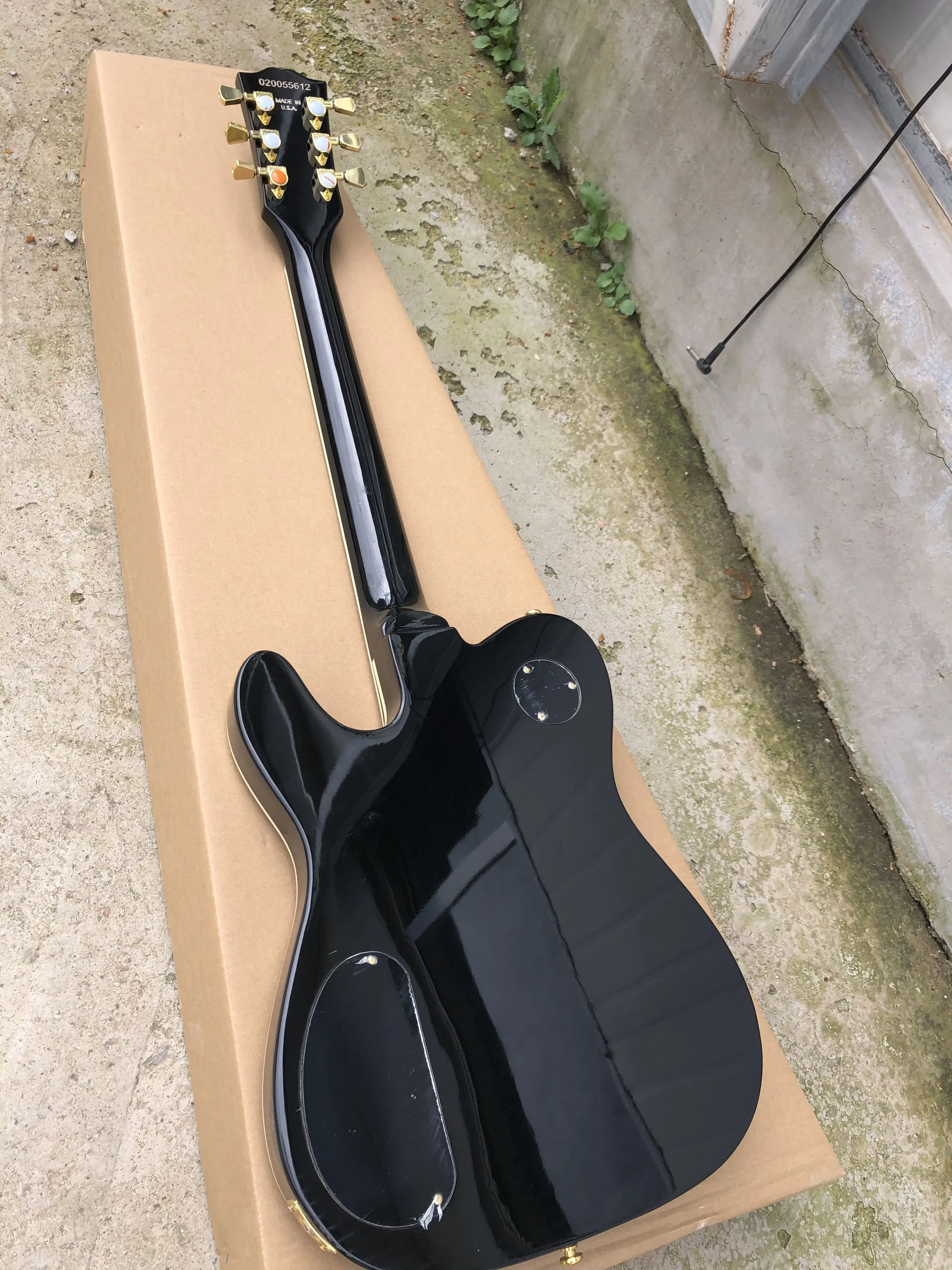 Hot Sale 6-string black esp guitar electric Rosewood fingerboard black body High Quality Factory Direct High gloss finish