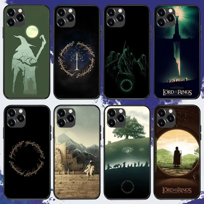 The L-Lord of the R-Rings Phone Case For iPhone 11 12 13 Mini 13 14 Pro XS Max X 8 7 Plus SE XR Shell