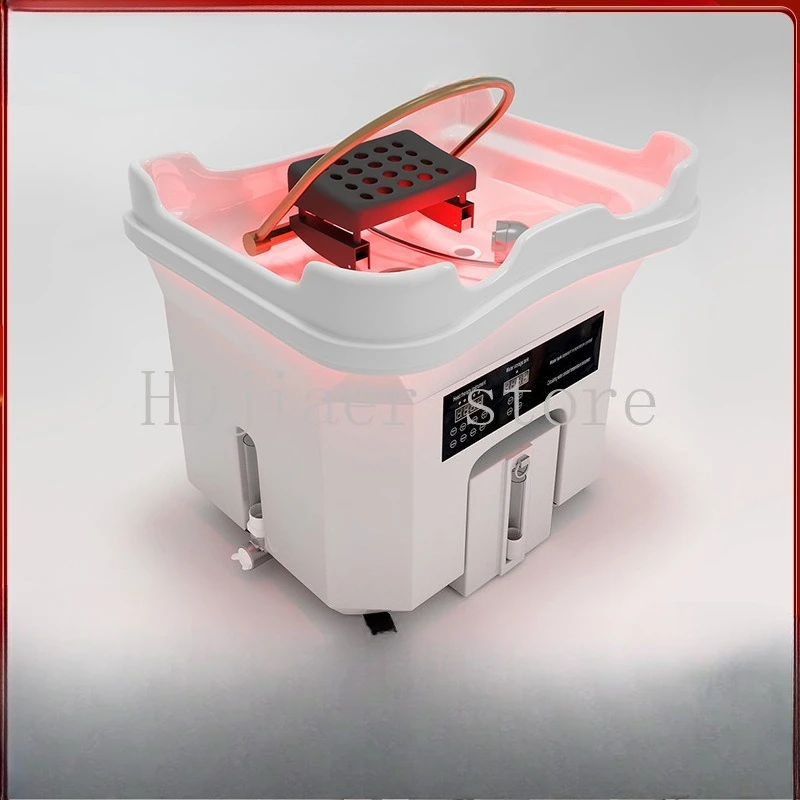 

Hair treatment shampoo bed movable ear collection hair care studio head treatment water circulation fumigation shampoo machine