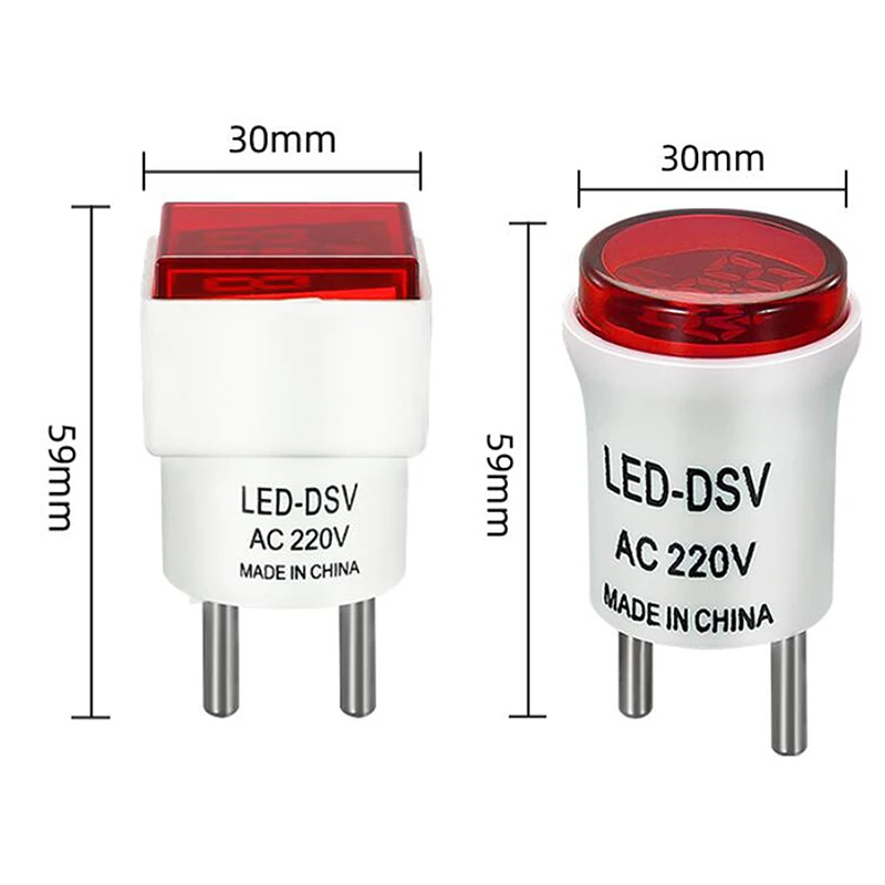 Testeur de tension numérique à LED, voltmètre, ampèremètre, moniteur, compteur de courant, détecteur, indicateur de voltmètre, prise européenne, AC 220V, 1PC