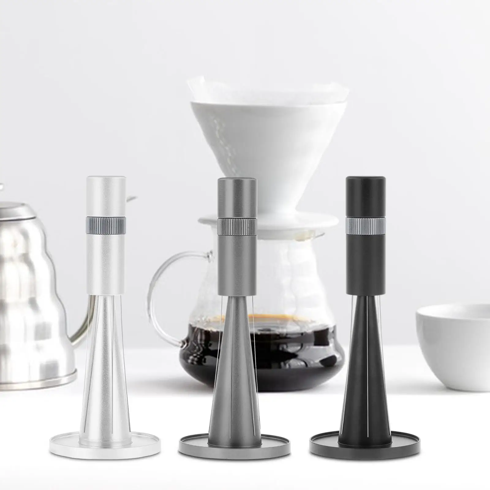 Coffee Stirrer Distribution Tool Powder Distributor Reusable with Stand