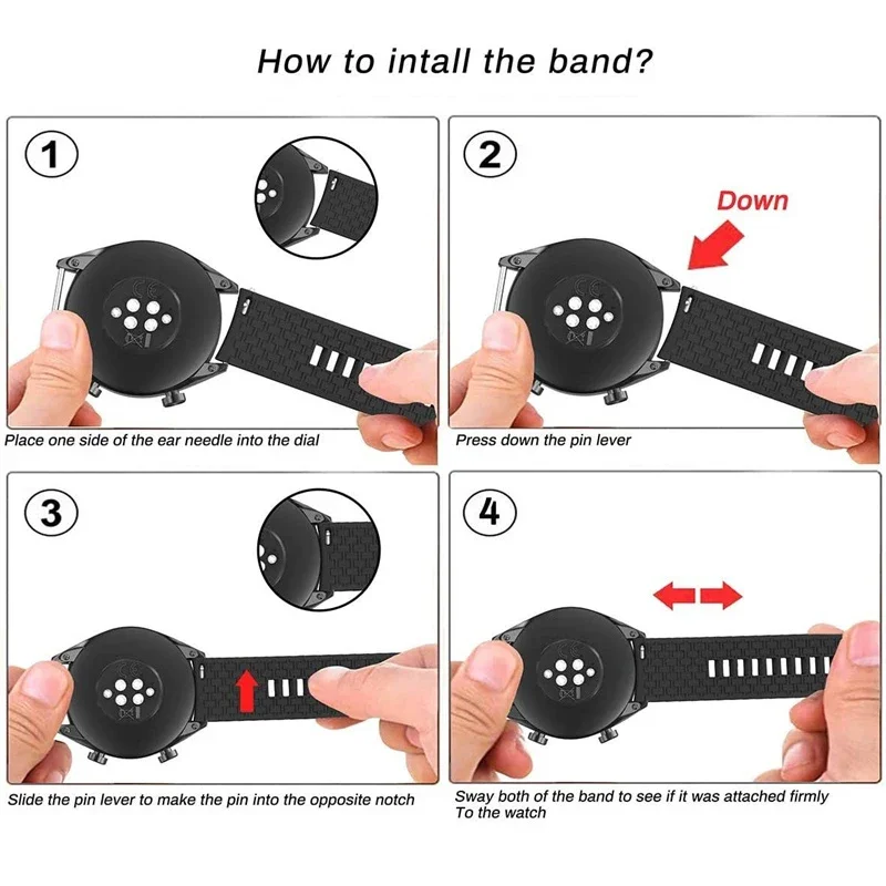 Ремешок силиконовый для Huawei Watch GT 2 Pro, сменный Браслет для наручных часов Huawei GT2 GT3 Pro, 22 мм