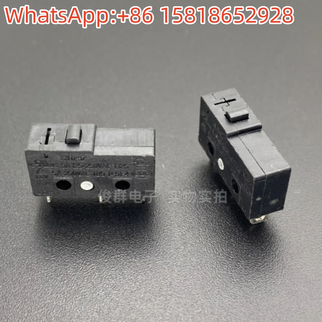 10pcs ZX Zhongxun Micro Switch KW11-3Z Stroke Limit Reset Button Light Contact Appliance Button 3 Pins 5A250V