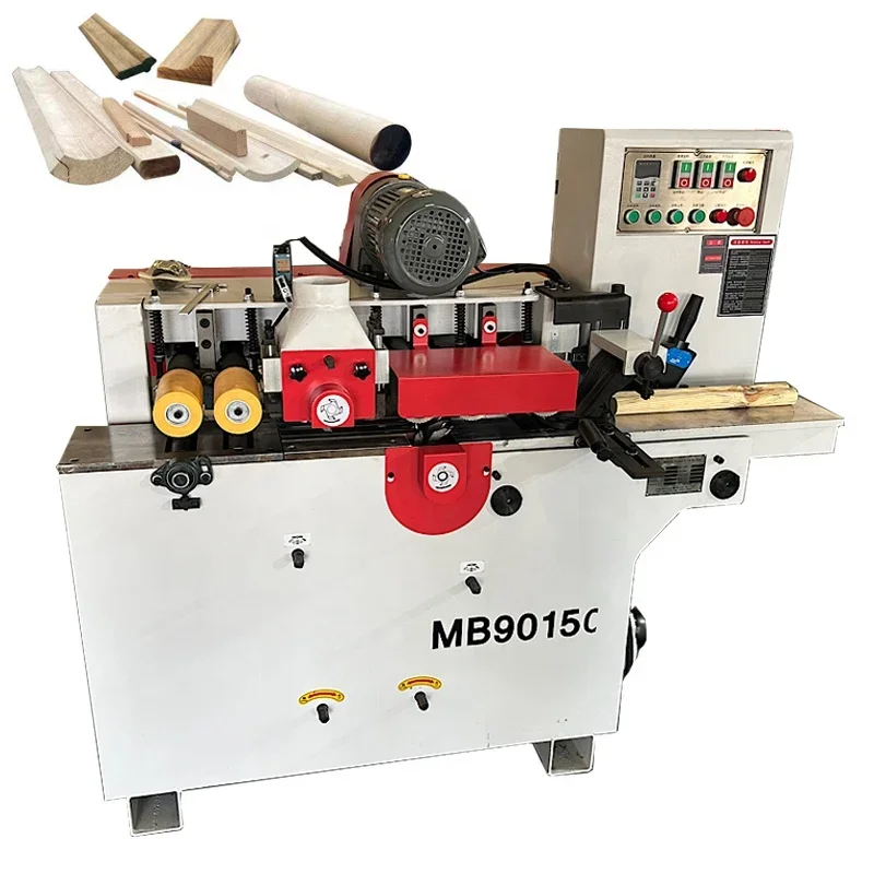 Wood line moulder machine High speed wood round stick rod milling making machine