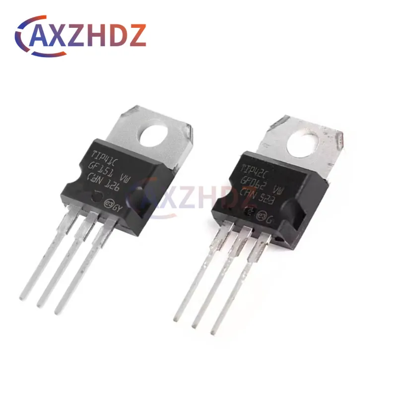 

10PCS TO-220 TIP41C TIP42C 6A 100V 65W NPN PNP Transistors DIP TIP41 TIP42 Triode
