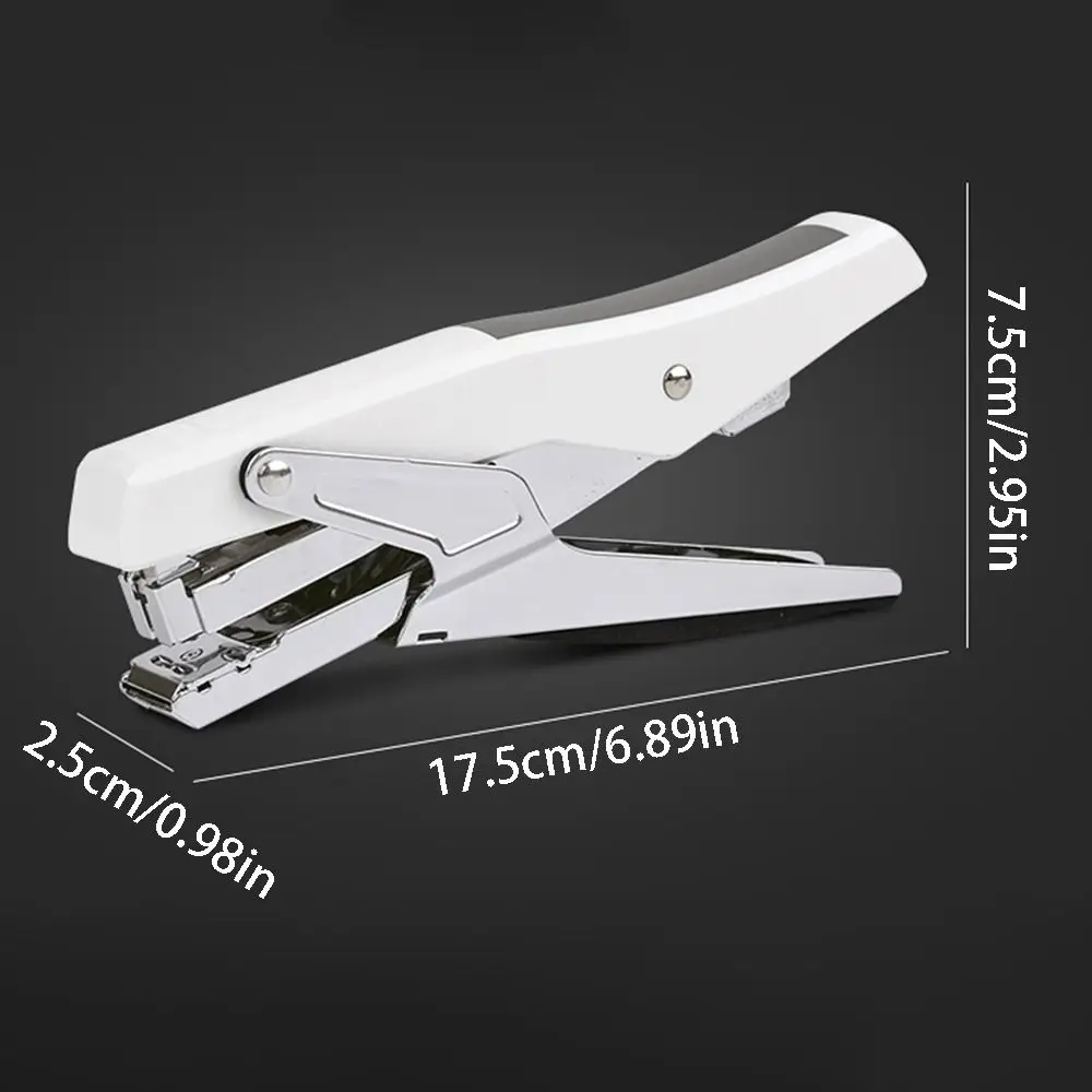 Multifunction Labor-Saving Stapler Up To 25 Pages Metal Heavy Duty Stapler Anti-slip with 1000pcs Nails Desktop Stapler Business