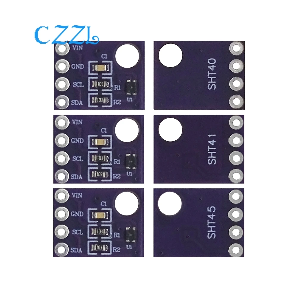 GY-SHT40 SHT41 SHT45 Digital Temperature and Humidity Sensor Module I2C Communication High Accuracy