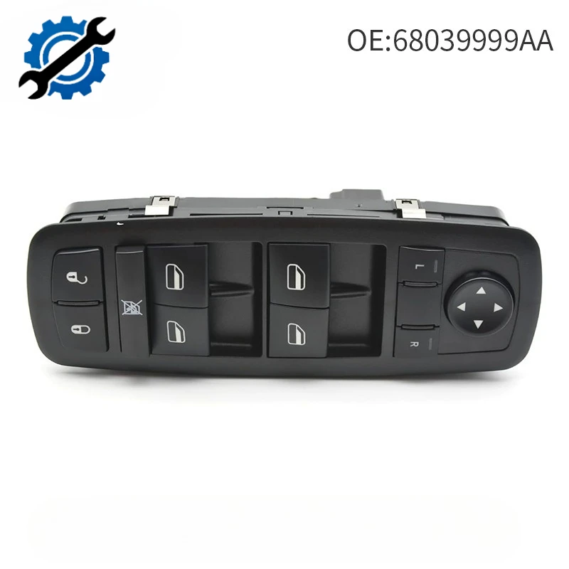 Interruptor Eléctrico para Ventanas de Auto, para Dodge Grand Caravan C/V Mini Cargo Van Journey 2006 2007 2008-2014, 68039999AA 68039999AB 68039999AC