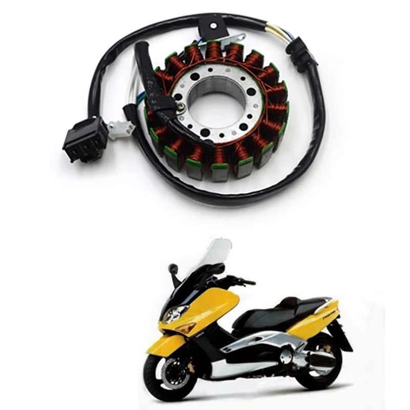 

Motorcycle Stator Coil Magnetic Coil Generator Stator For Yamaha XP500 TMAX T-MAX 500 2001-2003 5GJ-81410-01