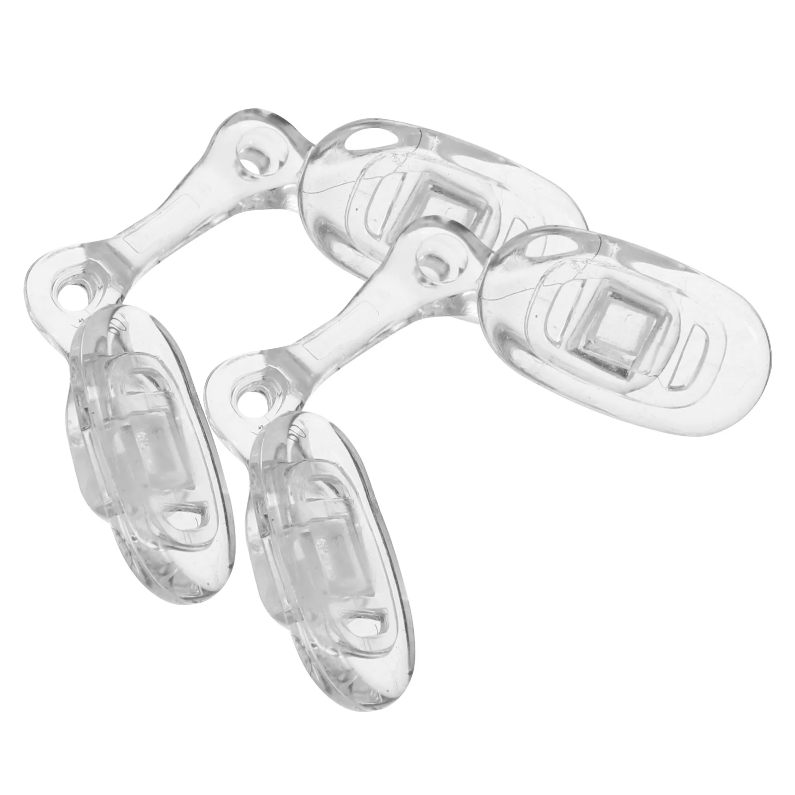 

2Pcs Silicone U Shaped Anti Slip Nose Pads for 's Glasses Integrated Saddles Bridge Replacement Soft Comfortable