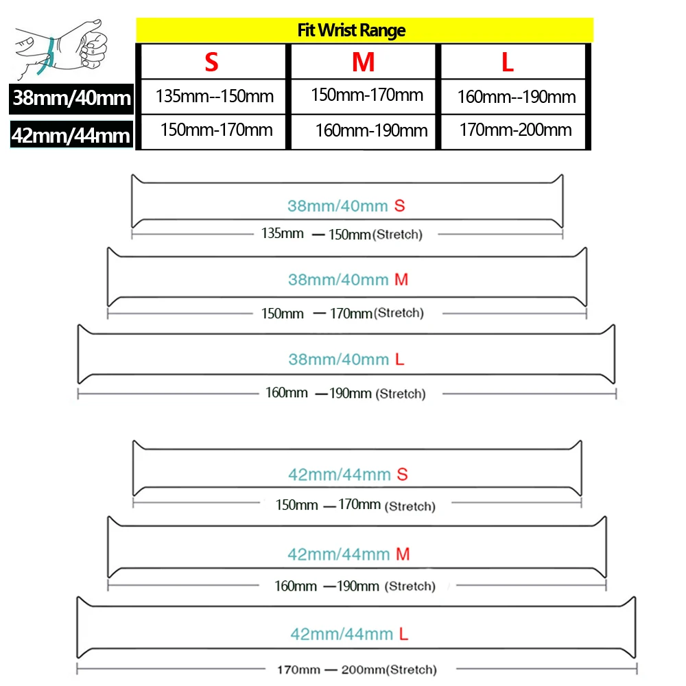 Solo Loop for Apple Watch Band 44mm 40mm 38mm 42mm 45mm 41mm 49mm Elastic bracelet correa iWatch series 9/8/7/6/5/4/3/SE Strap