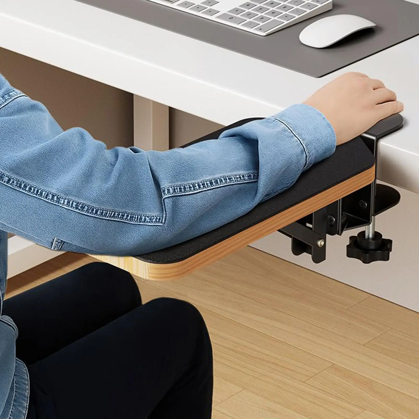 

Rotating Folding Armrest Pad Desk Computer Table Arm Support Mouses Pads Arm Wrist Rests Chair Extender Hand Shoulder Protect